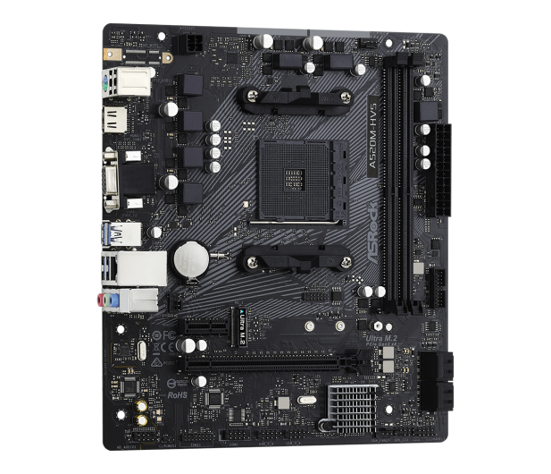 ASROCK Płyta główna Asrock A520M-HVS - 613678 - zdjęcie 2